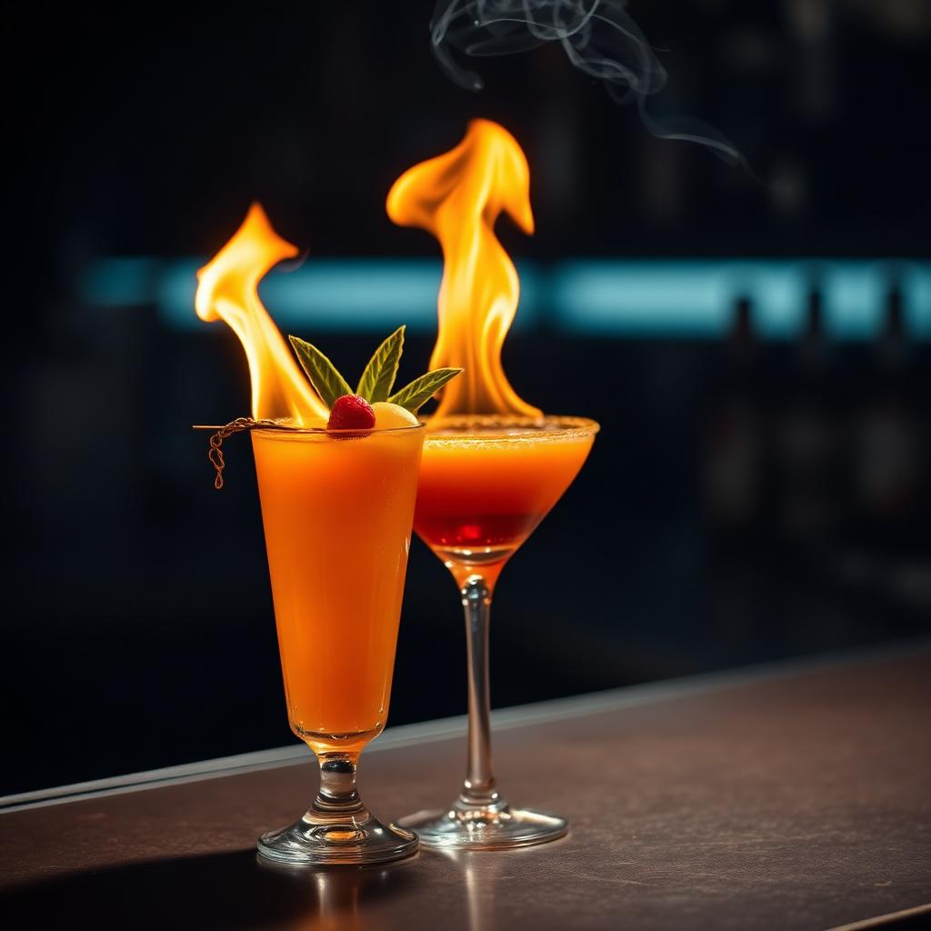 Twin flame pour